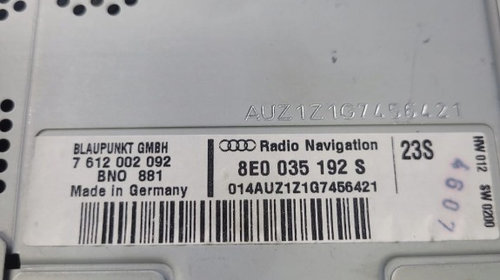 Navigatie mica Audi A4 B7 2.0 tdi 2004-2