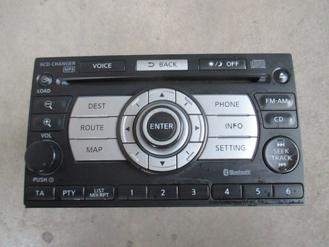 Navigatie radio cd MP3 bluetooth 28185JG44A Nissan Qashqai 2007 2008 2009 2010 2011 2012