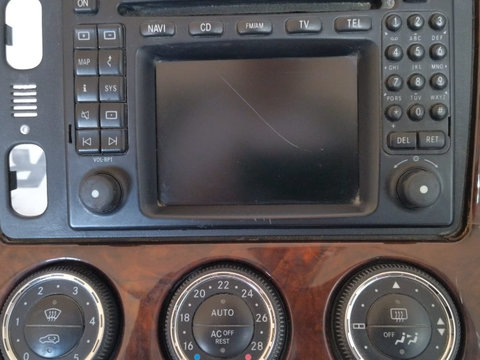 Navigatie Radio CD Panou clima Mercedes ML 2003 W163 A1638203689