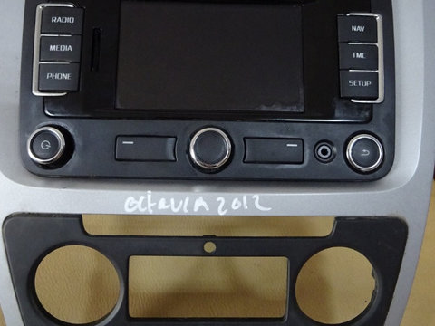 Navigatie Radio CD player Skoda Octavia 2 facelift din 2012