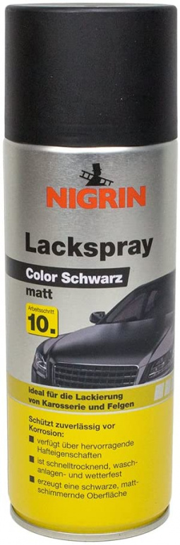 Nigrin Spray Vopsea Negru Mat 400ML 74112