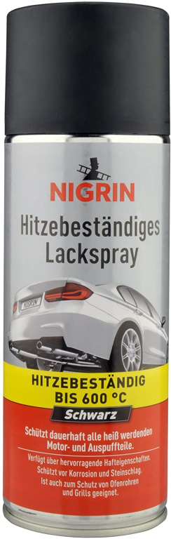 Nigrin Spray Vopsea Rezistent Termic Negru 600°C 400ML 74117