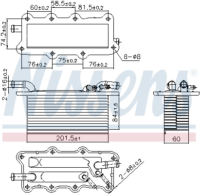 NISSENS Intercooler, compresor 96122 pentru AUDI A1 Sportback (GBA) 2018 2019 2020 2021 2022 2023