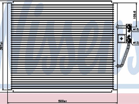 NISSENS radiator ac/ bmw seria 5 (E39), z8 (E52)