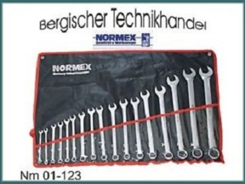 Normex 01-123 Picior Wrench Set 17 piese lungi