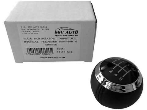 Nuca Schimbator Viteze Compatibil Hyundai Sonata 5 2004-2012 SSV-408 6 Trepte