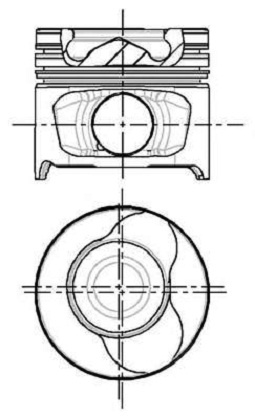 Nural piston motor pt logan,nissan, renault mot 1.5 dci