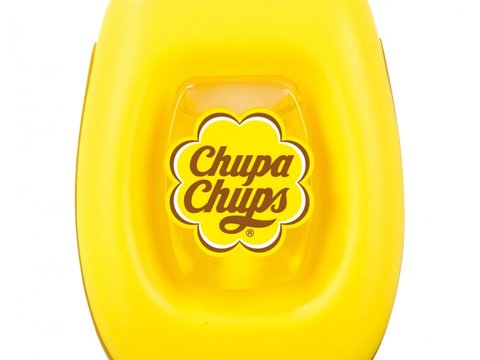 Odorizant auto Chupa Chups Lemon 5ml , aroma lamaie, fixare grila ventilatie