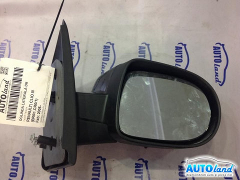 Oglinda Dreapta Facelift Neagra Renault CLIO III BR0/1,CR0/1 2005