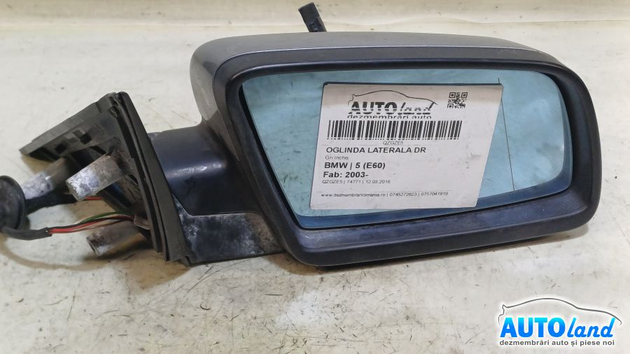 Oglinda Dreapta Gri Inchis, 4 Fire BMW 5 E60 2003