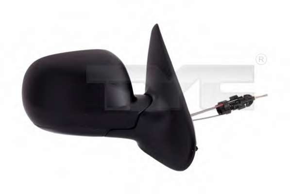 Oglinda dreapta tyc seat leon, toledo 2 capac negru, carcasa mica
