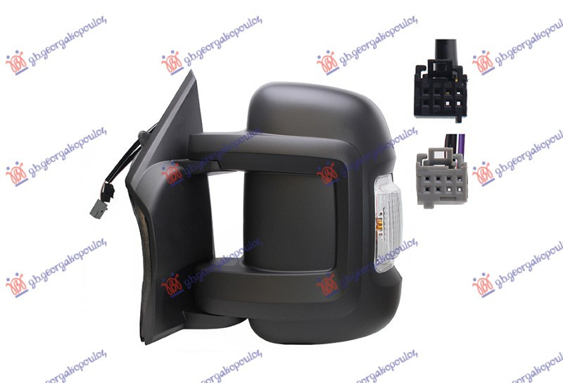 OGLINDA ELECTR. PLIABILA SCURTA (CU SEMNAL SI SENZOR) (8H8P+8H4P) CALITATEA A Stanga., FIAT, FIAT DUCATO 14-20, 299007594