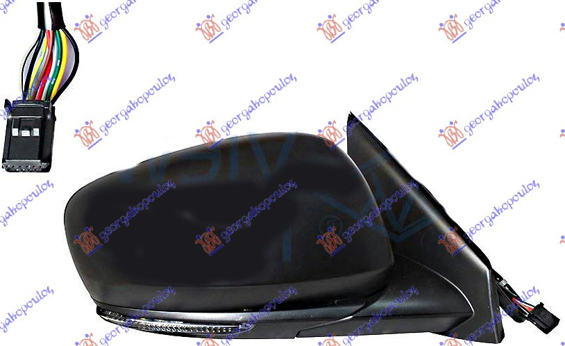 Oglinda Electrica Cu Incalzire Pregatita Pentru Vopsit - Renault Kadjar 2015 , 963010445r