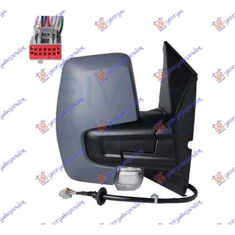 Oglinda electrica cu incalzire VOPSIT pentru FORD TRANSIT/TOURNEO CUSTOM 2018 , 2174957