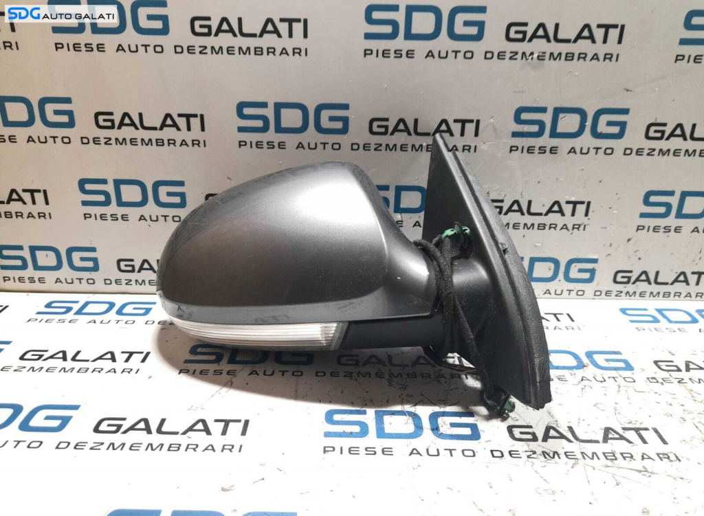 Oglinda Electrica Dreapta cu Semnalizare Volkswagen Passat B6 2005 - 2010 Culoare LA7T Cod 3C0857934 [N0413]