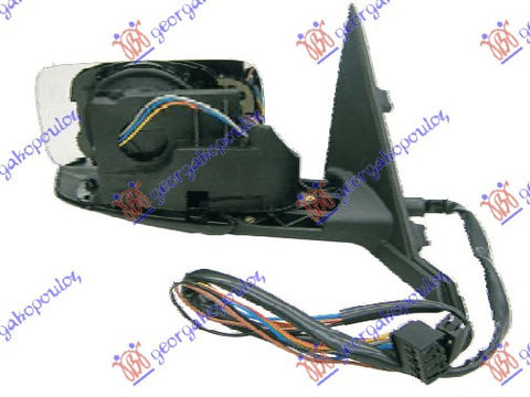 OGLINDA ELECTRICA (FARA CAPACI) (CALIT. A) (GEAM CONVEX) - LANCIA DELTA 93-00, LANCIA, LANCIA DELTA 93-00, 082407501