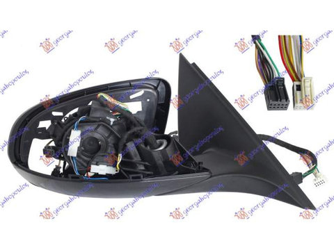 Oglinda electrica Incalzita grunduita Pliabila (Fara Carcasa) 16 Pini (Cu Mem.,Lampa Picior Si Semnal ) (Calit.A)-Mercedes C Class (W205) Sdn/S.W.14-pentru Renault Express 95-98,partea din mijloc,Oglinda,Mercedes,Mercedes C Class (W205) Sdn/S.W.14-18