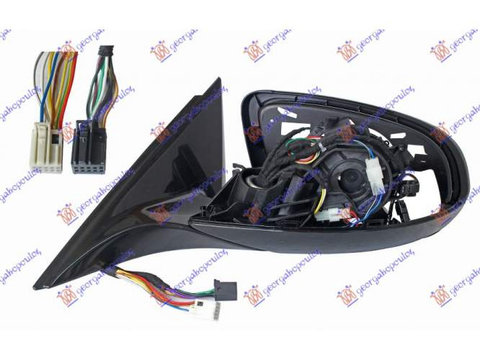 Oglinda electrica Incalzita grunduita Pliabila (Fara Carcasa) 16 Pini (Cu Mem.,Lampa Picior Si Semnal ) (Calit.A)-Mercedes E Class (W213) 16-pentru Renault Express 95-98,partea din mijloc,Oglinda,Mercedes,Mercedes E Class (W213) 16-20