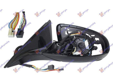 Oglinda electrica Incalzita grunduita Pliabila (Fara Carcasa) 18 Pini (Cu Mem.,Lampa Picior Si Semnal ) (Calit.A)-Mercedes S Class (W222) 13-17 pentru Mercedes,Mercedes S Class (W222) 13-17,Renault Express 95-98,partea din mijloc,Oglinda