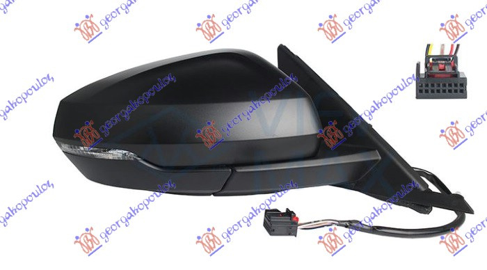 OGLINDA ELECTRICA INCALZITA NEAGRA (CU SEMNAL) (6P