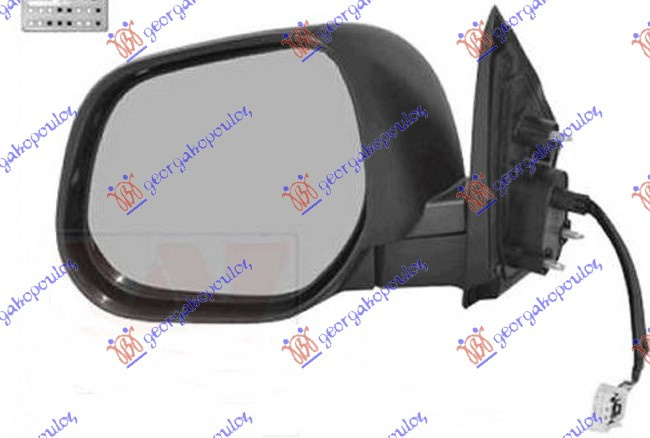 Oglinda electrica,incalzita,pliabila,vopsibila,stanga CITROEN C4 Aer CROSS 12-15 MITSUBISHI ASX 10-14