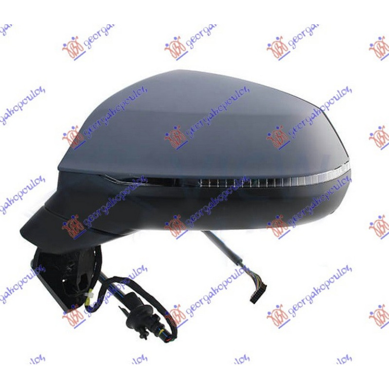 OGLINDA EXTERIOARA AUDI Q7 2015->2018 Oglinda exterioara electrica cu incalzire cu rabatare electrica pentru vopsit (cu semnal si MEMORY) (cu senzor de banda) (15 PIN) (A QUALITY) (ASPHERICAL GLASS) stanga PIESA NOUA ANI 2015 2016 2017 2018 2019