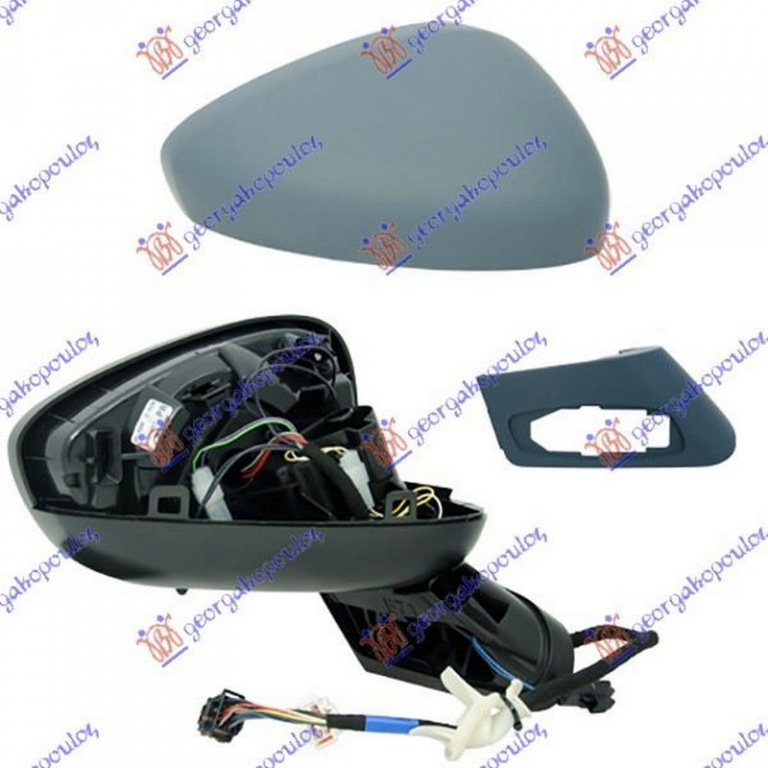 OGLINDA EXTERIOARA CITROEN DS4 CROSSBACK 2015-> Oglinda exterioara electrica cu incalzire cu rabatare electrica pentru vopsit cu semnal lampa podea si memorie calitate A dreapta PIESA NOUA ANI 2015 2016 2017 2018 2019