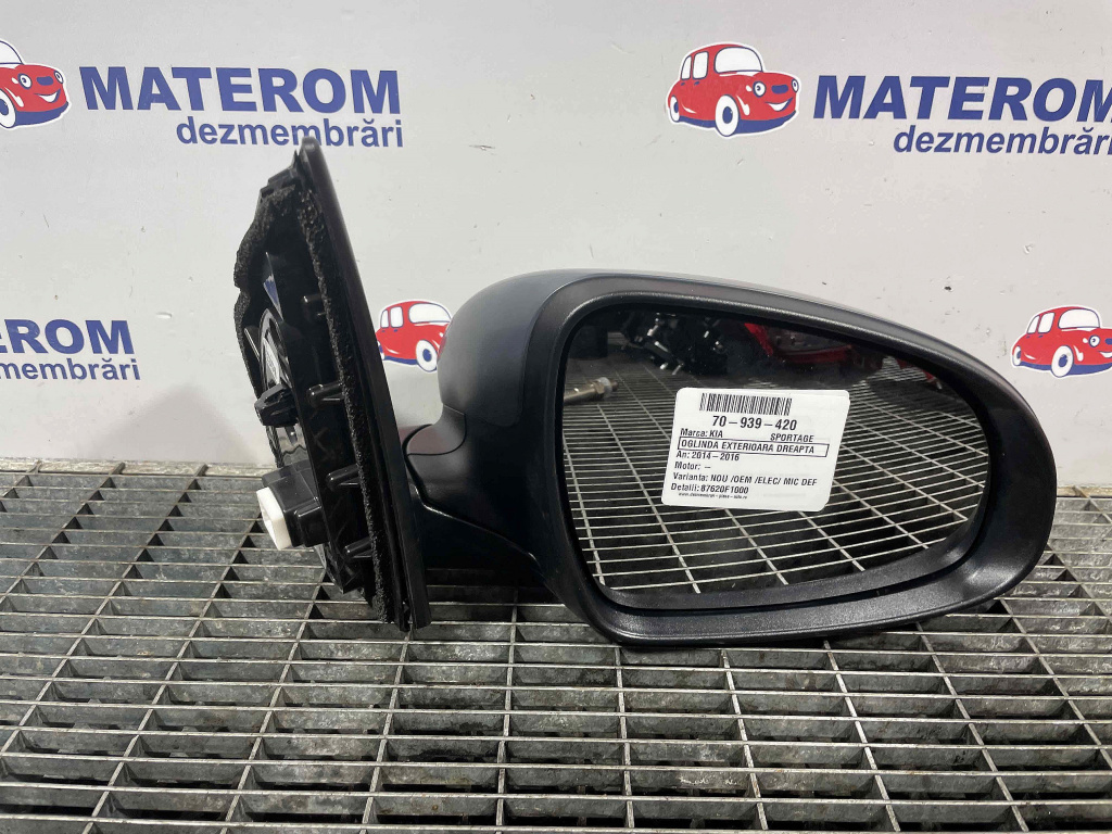 OGLINDA EXTERIOARA DREAPTA KIA SPORTAGE SPORTAGE - - (2015 2018)