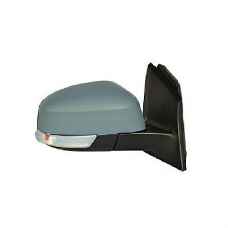 Oglinda exterioara Ford Focus 3 12.2010-2019 partea dreapta View Max crom asferica carcasa prevopsita grunduita reglare electrica cu incalzire 32C1528M , 10 pini, pliabila, cu senzor temperatura, cu lampa perimetru
