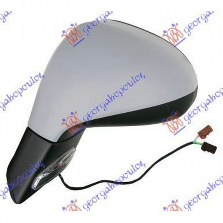 OGLINDA EXTERIOARA PEUGEOT 207 2006-> Oglinda exterioara stanga, ptr vopsit, electrica/incalzire/rabatabila cu semnal PIESA NOUA ANI 2006 2007 2008 2009 2010 2011 2012