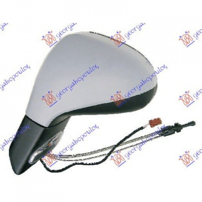 OGLINDA EXTERIOARA PEUGEOT 207 CC 2007-> Oglinda exterioara stanga, ptr vopsit, mecanica cu semnal PIESA NOUA ANI 2006 2007 2008 2009 2010 2011 2012