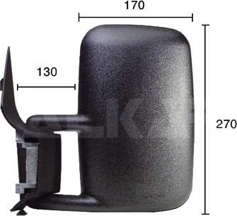 Oglinda exterioara VW LT 28-35 II (2DB, 2DE, 2DK) 
