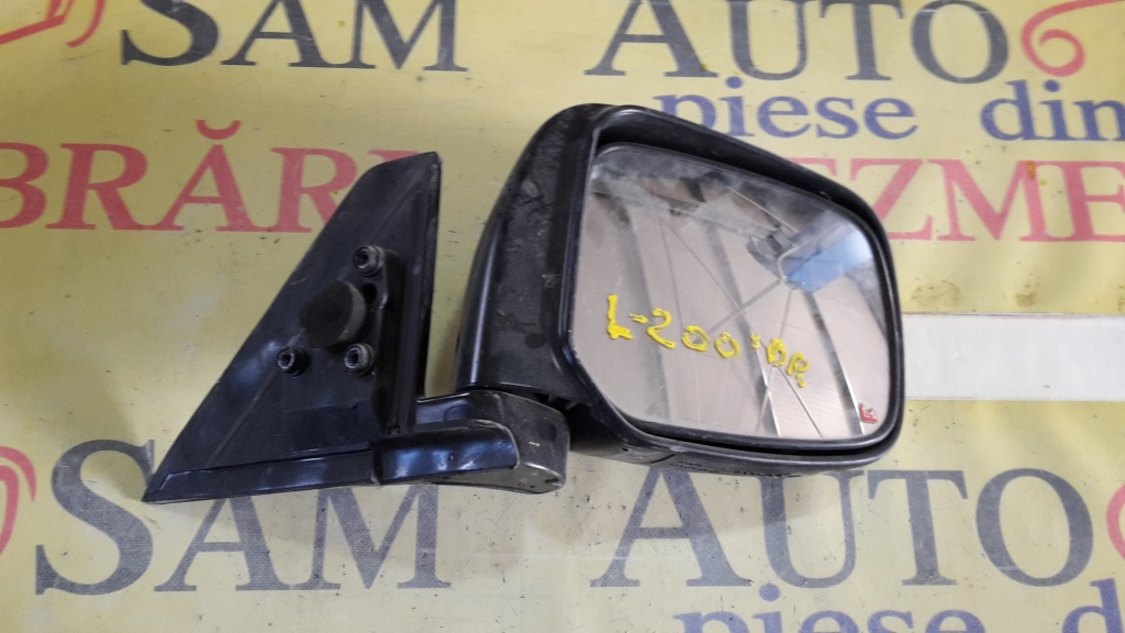 Oglinda Mitsubishi L200 dreapta manuala neagra