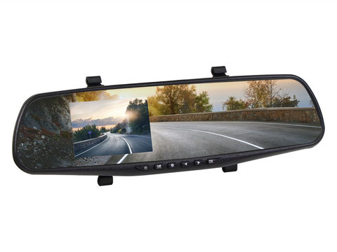 Oglinda retrovizoare cu camera video, Camera bord FHD 1080p, display 3.5 inch