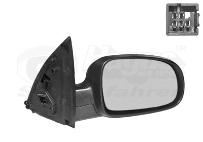 Oglinda retrovizoare # dreapta Opel Corsa 2000 2001 2002 2003 # 3777808 # VAN WEZEL