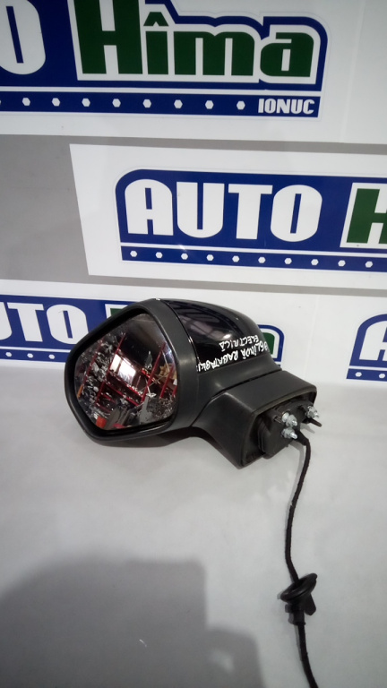 Oglinda retrovizoare electrica rabatabila stanga cu semnalizare E8048814 (Neagra) (6 fire) Ford Fiesta MK7 2017-2022