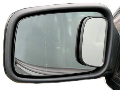 Oglinda retrovizoare miniconvexa exterioara unghi mort 8.3 x 4.7cm, fixeare cu banda dublu adeziva