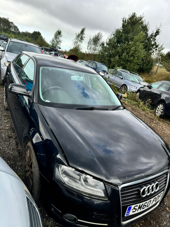 OGLINDA STANGA AUDI A3 8P FL 2010 NEGRU LZ9Y HATCH