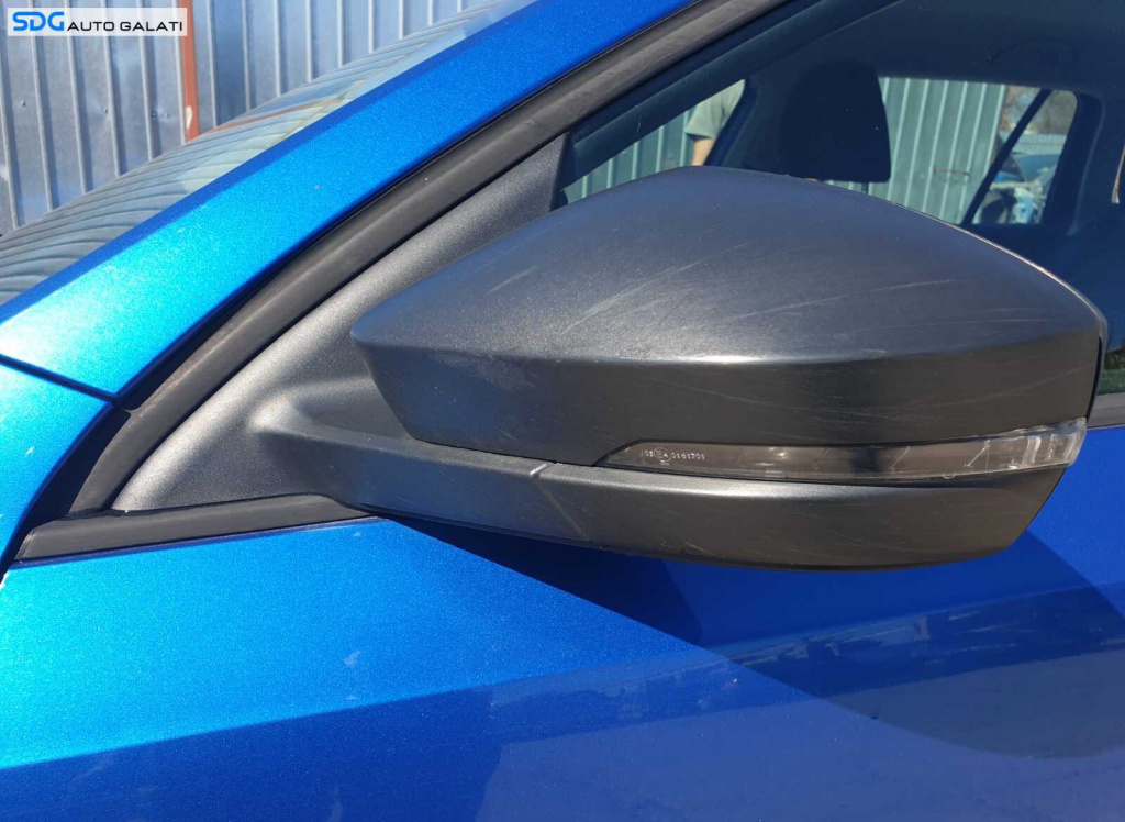Oglinda Stanga Electrica Fara Pliere Rabatare si Lumina Ambientala Skoda Octavia 3 2013 - 2017 [C7966]