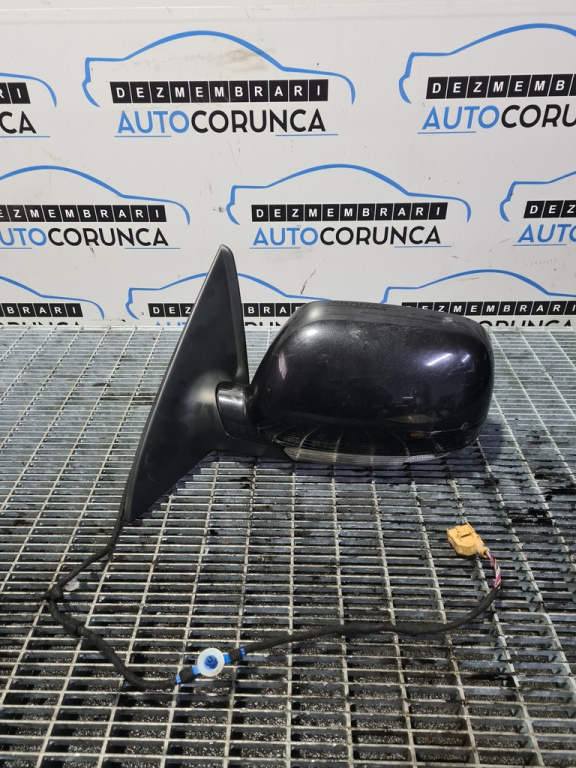 Oglinda stanga Volkswagen Touareg 2003 - 2006 4 Usi NEGRU Rabatabile