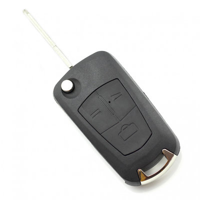 Opel - Carcasa tip cheie briceag cu 3 butoane, lam