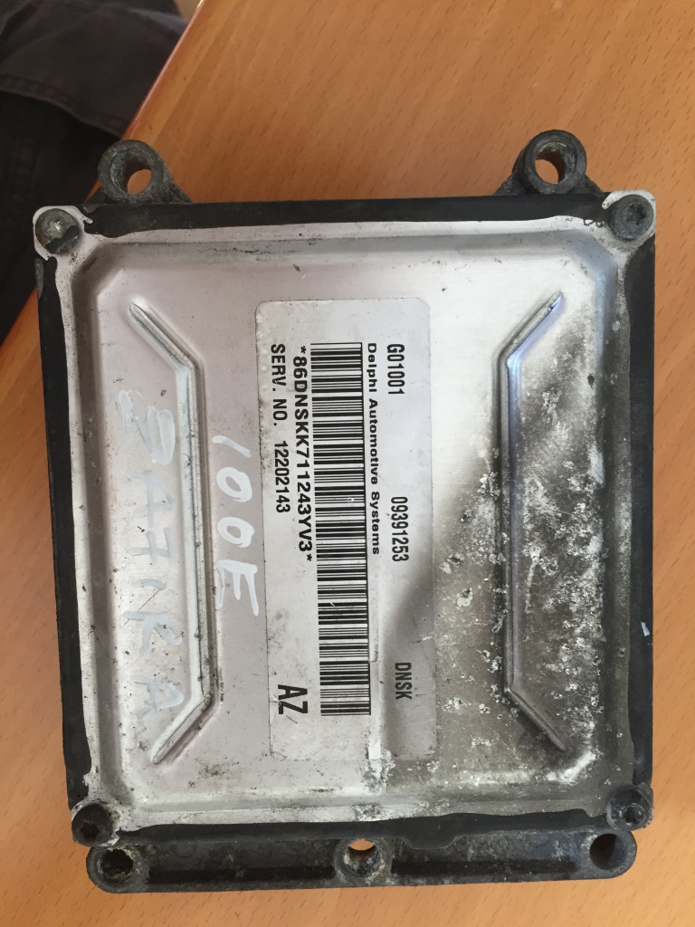 Opel zafira ecu 09391253