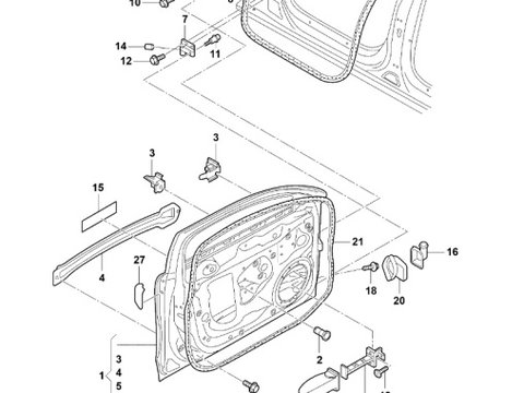 Opritor usa dreapta spate audi A4 B8 2.0 TDI CAG 103 KW OEM 8K0839249B