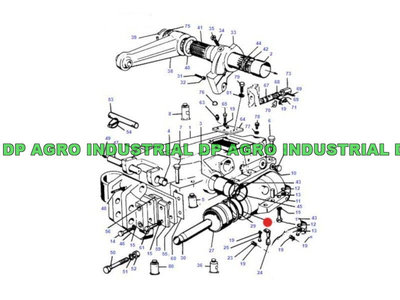 Oring piston hidraulic Massey Ferguson 3019929X1, 
