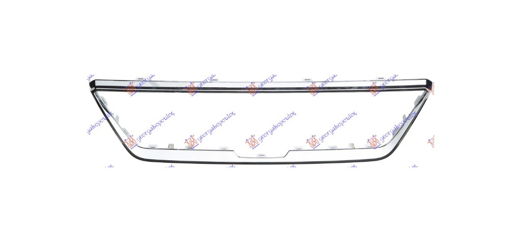 Ornament Bandou grila bara fata Seat Ibiza 2017- NOU 6F0854643B2ZZ (CROMAT)