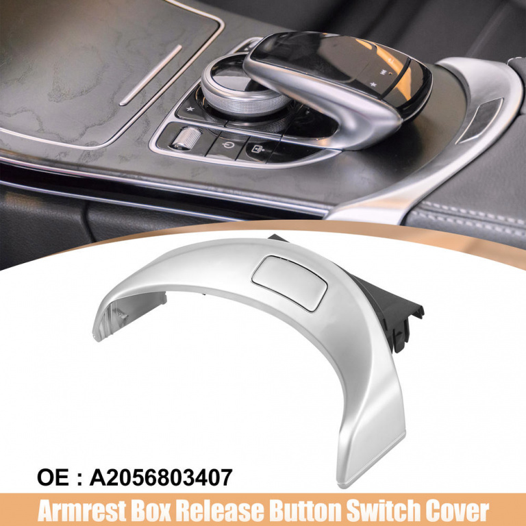 Ornament Cotiera + Buton Deschidere Nty Mercedes-Benz GLC-Class X253 2015→ Crom EZC-ME-286