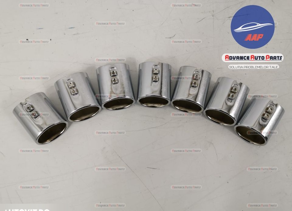 Ornament crom toba tips evacuare NOU original Mitsubishi Colt 6 2002 2003 2004 2005 2006 2007 2008 2009 2010 2011 2012 MZ314302