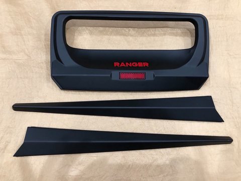 ORNAMENT MANERE USA SPATE OBLON FORD RANGER T6T7 T8 2012-2022 SI RAPTOR 2019-2022 [V3][3-BUC]