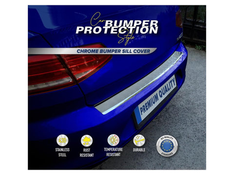 Ornament protectie portbagaj cromat compatibil Volkswagen Touran 2010-2015 Cod: ER-1087 / ER-B