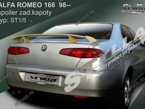 Ornament spoiler tuning sport Eleron portbagaj Alfa Romeo 166 1996 – 2007 v2
